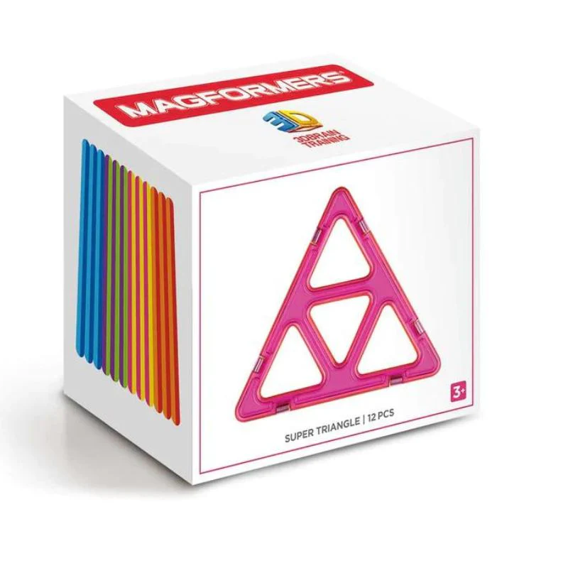 Rainbow Magnetic Shapes - 12 Pieces - Image 36
