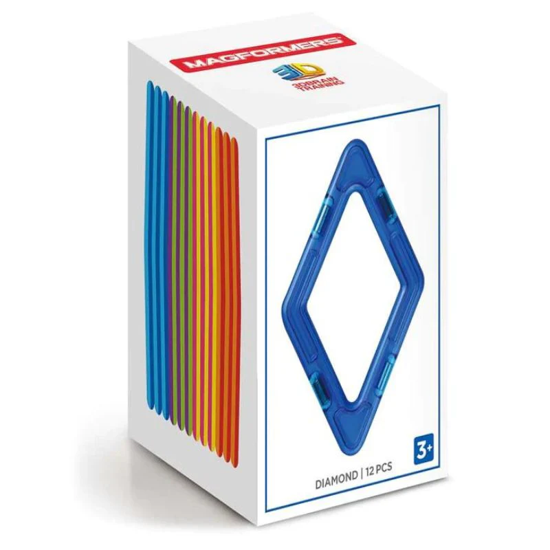 Rainbow Magnetic Shapes - 12 Pieces - Image 9