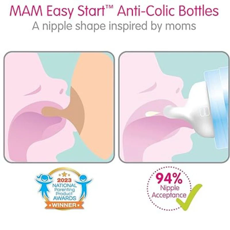 Easy Start Matte Anti-Colic Baby Bottles - 9 oz - Image 5