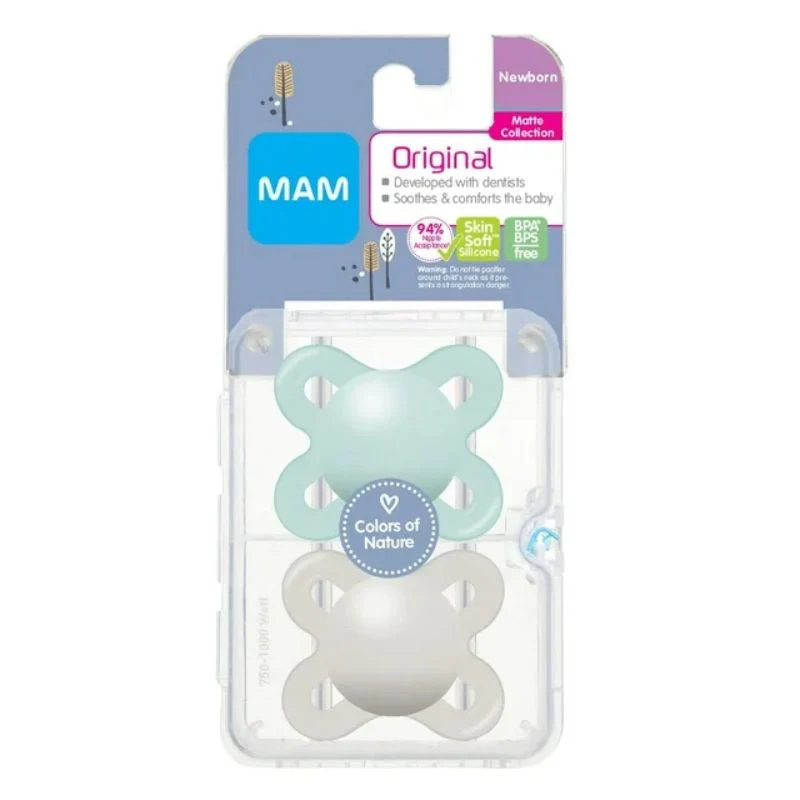 Matte Newborn Pacifiers - 2 Pack - Image 6