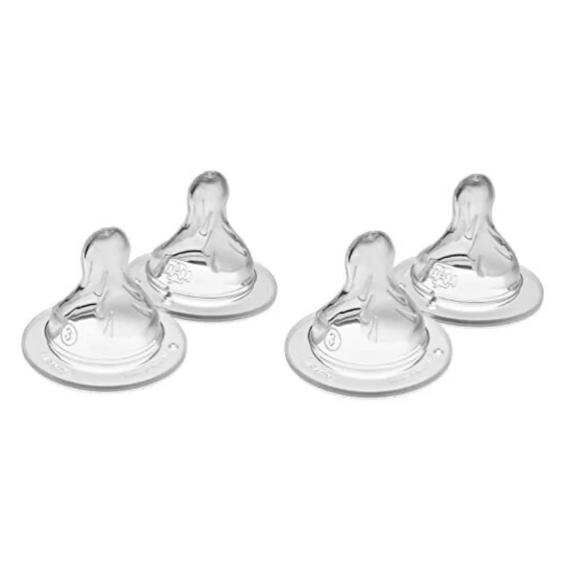 Silicone Bottle Nipples - 4 Pack - Image 4