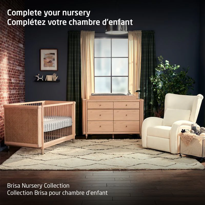 Brisa 4-in-1 Convertible Crib with Toddler Bed/Daybed Conversion Kit - Image 7