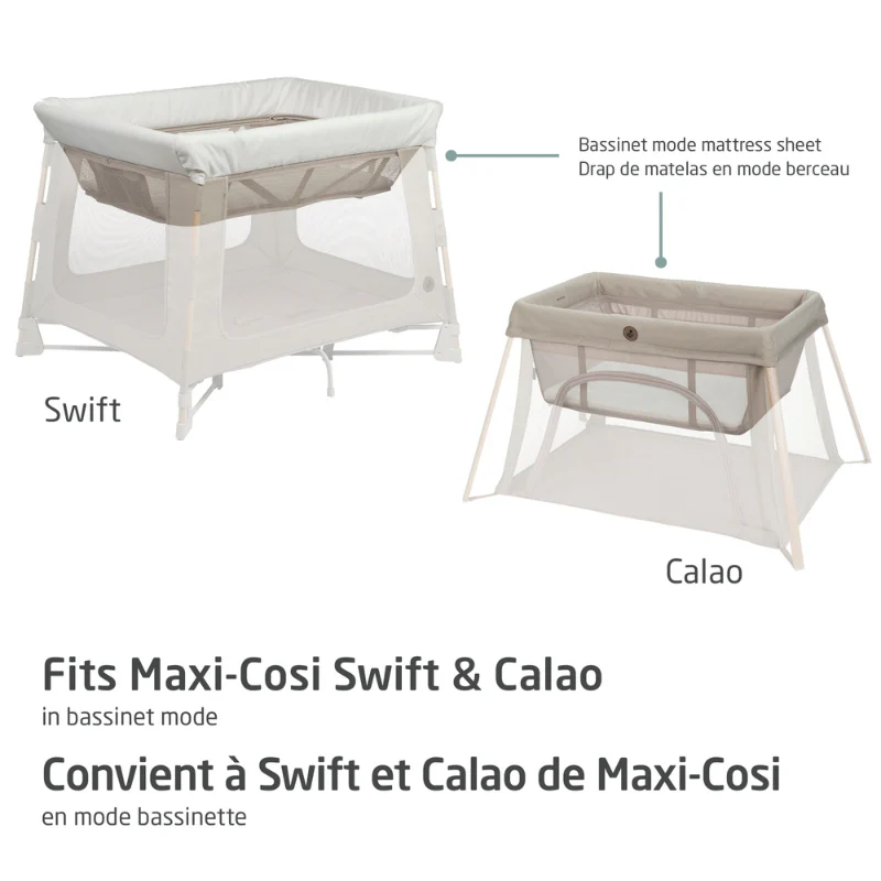 Calao/Swift Bassinet Mode Sheets - 2 Pack - Image 3