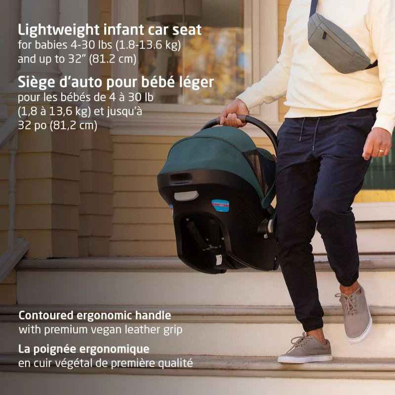 Fame Stroller + Mico Luxe Car Seat Travel System - Twillic Truffle - Image 7