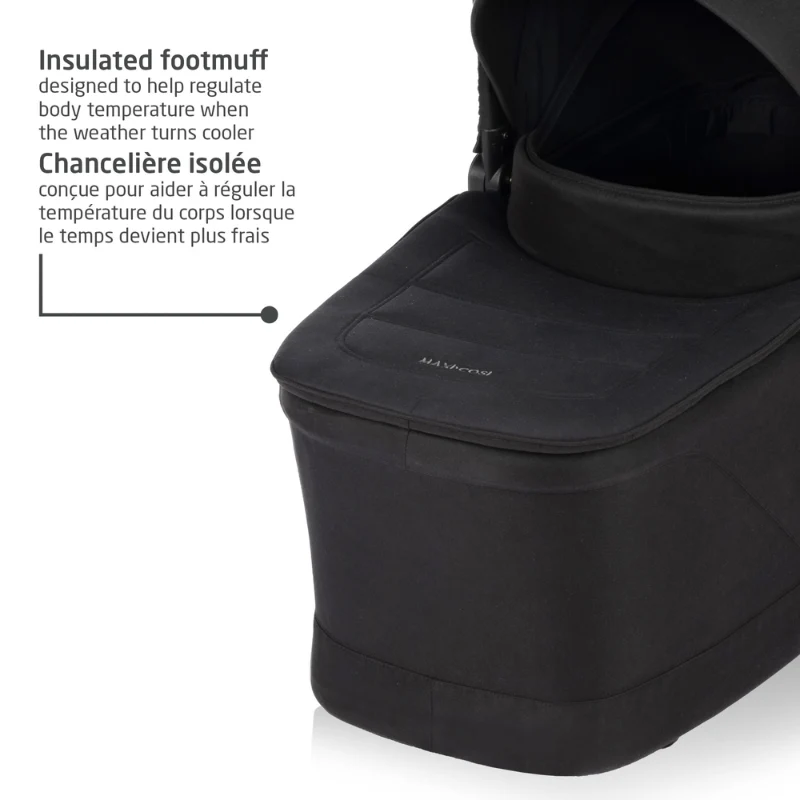 Oria Bassinet Carry Cot - Twillic Black - Image 2