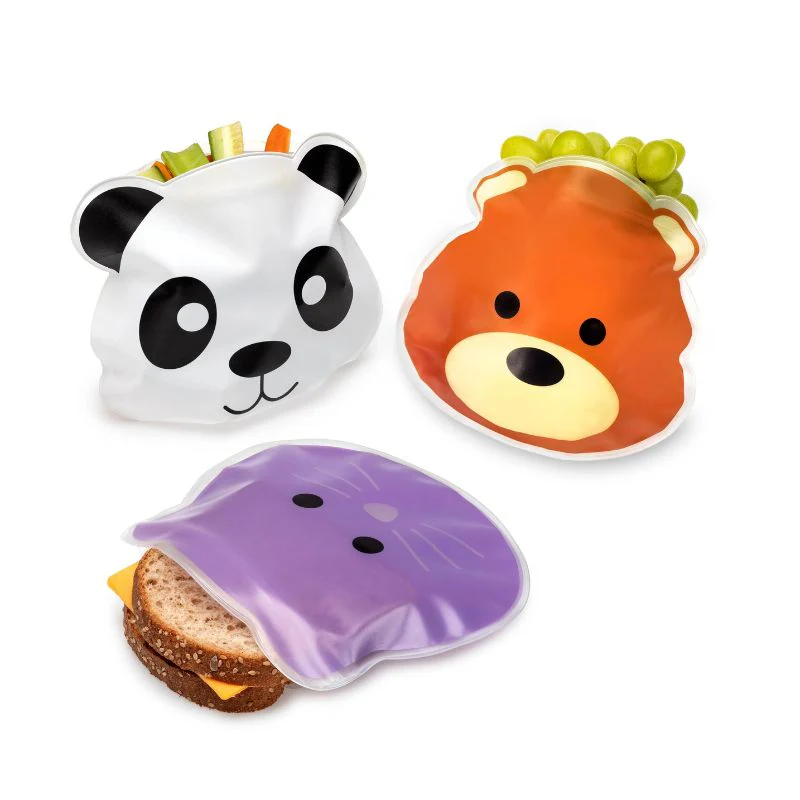 Reusable Animal Snack Bags - 6 Pack - Image 3