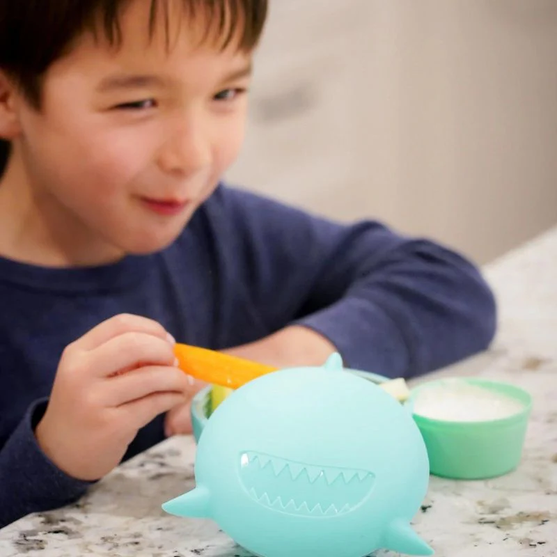 Silicone Animal Bowl with Lid and Utensils - Image 19