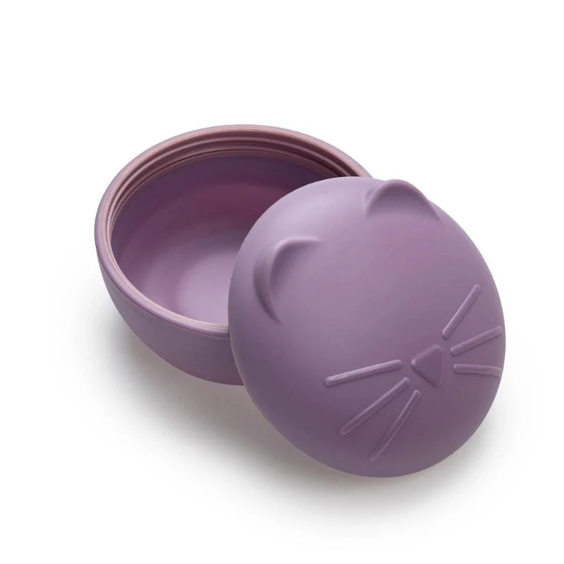 Silicone Animal Bowl with Lid and Utensils - Image 7