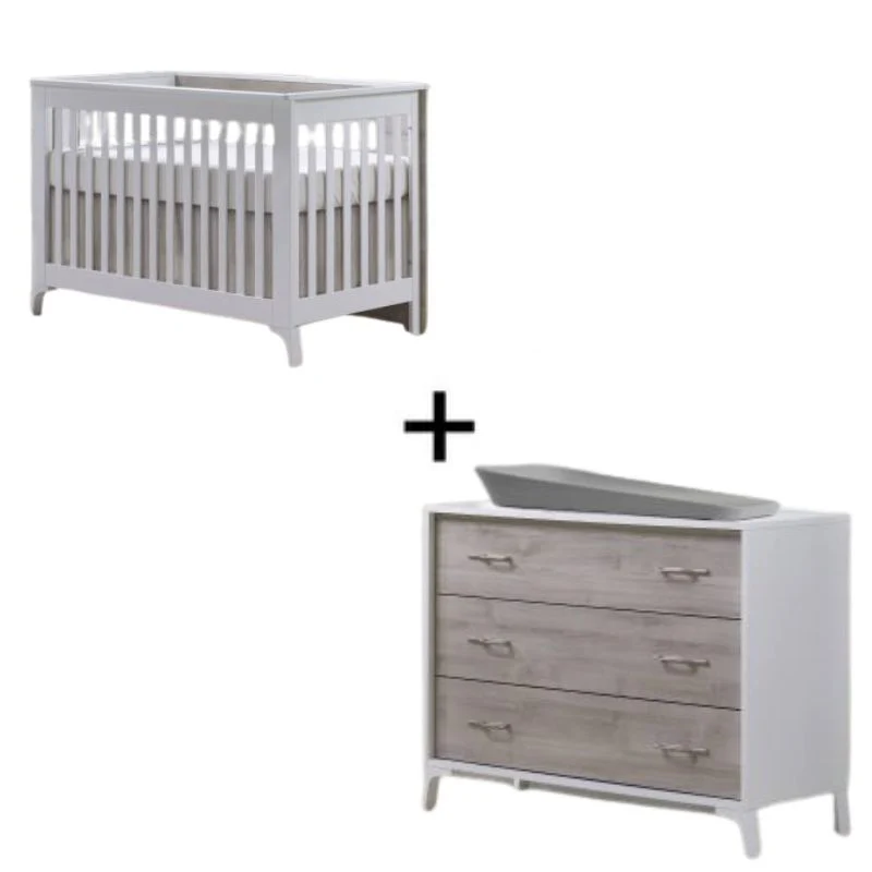 Metro Convertible Crib and 3 Drawer Dresser Combo - Image 3