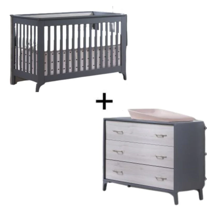 Metro Convertible Crib and 3 Drawer Dresser Combo - Image 8