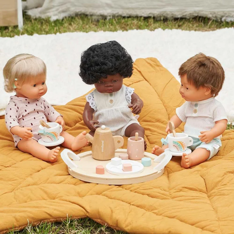 Baby Doll Caucasian Boy with Down Syndrome - 15" - Image 4