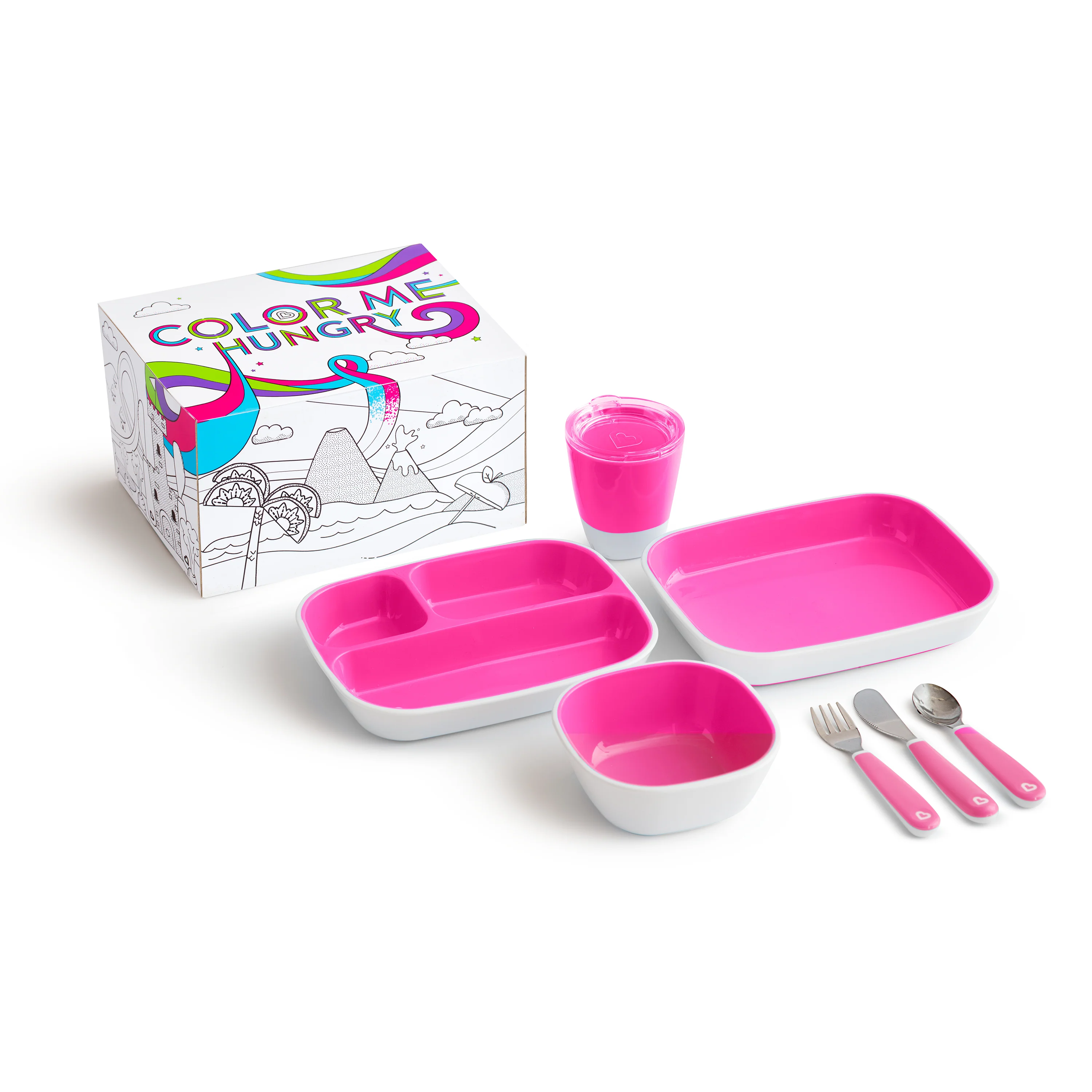 Colour Me Hungry Toddler Dining Sets - Image 4