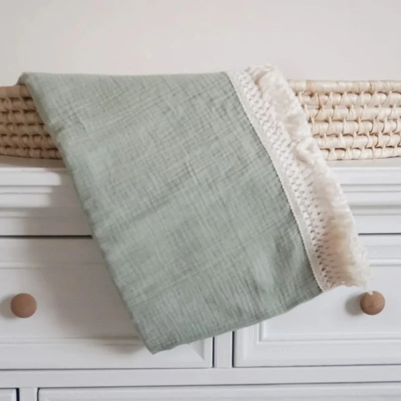 Organic Muslin Swaddle Blanket - Image 15