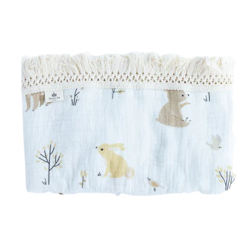 Organic Muslin Swaddle Blanket - Image 3