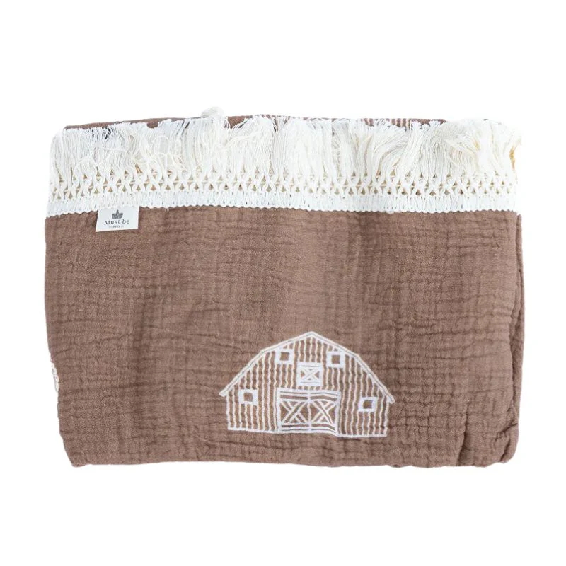 Organic Muslin Swaddle Blanket - Image 6