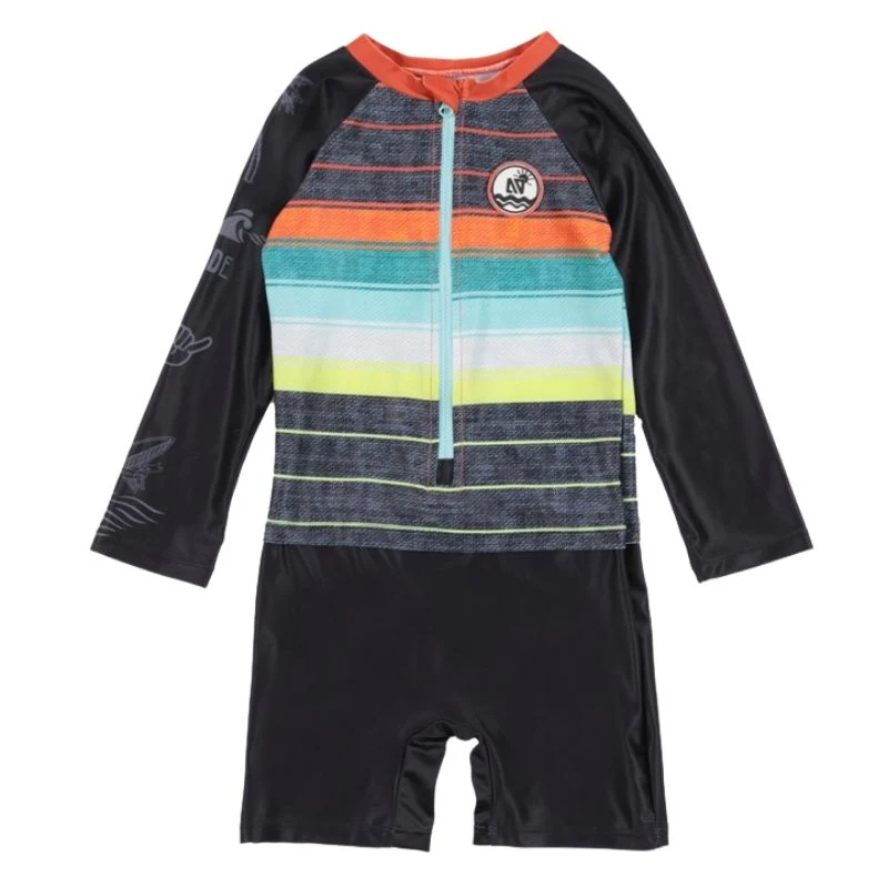 One-Piece Long Sleeve Rashguard Swimsuit - Image 10