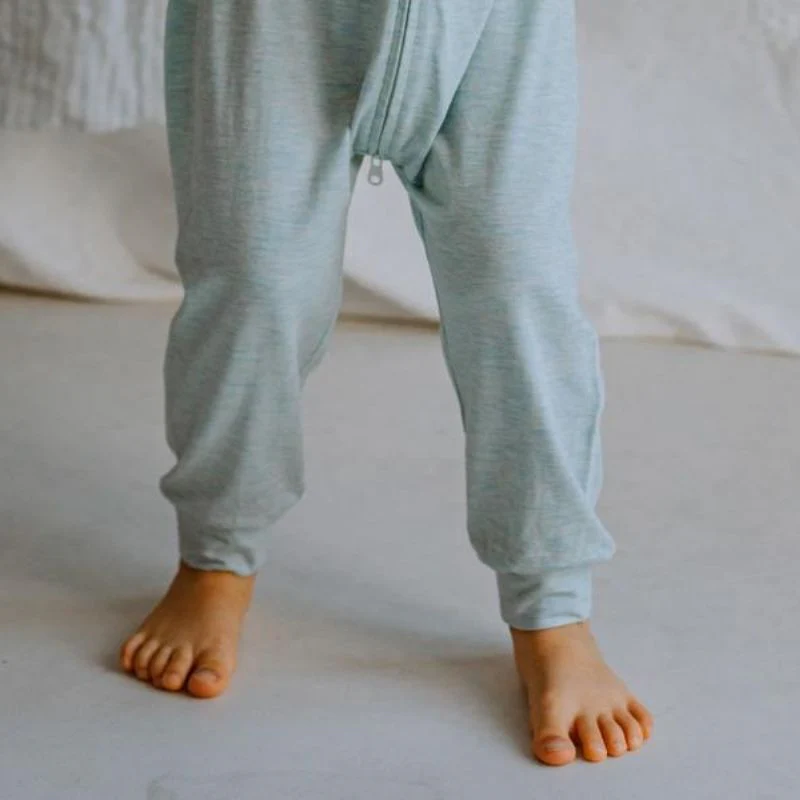 Bamboo Cotton Long Sleeve Drop Bottom Romper - Image 18