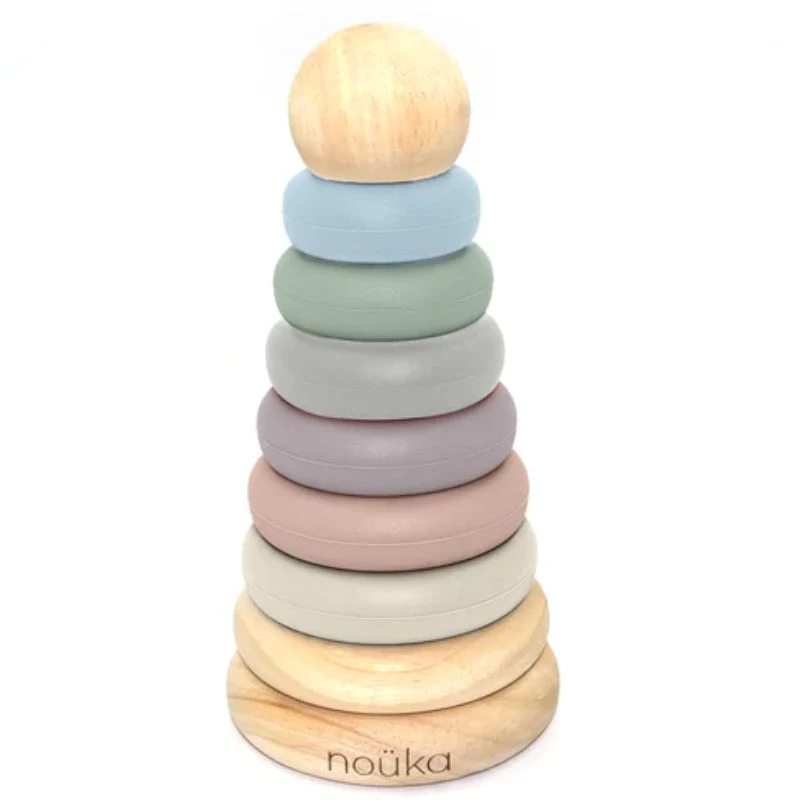 Wood & Silicone Stacker - Image 6