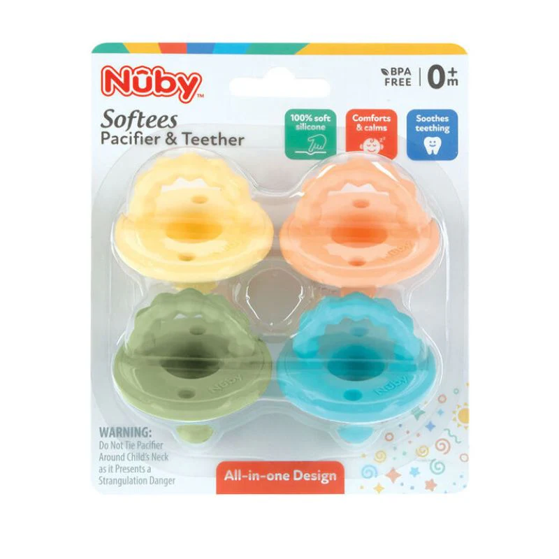 Softees Pacifier and Teether Set - 4 Pack - Image 4