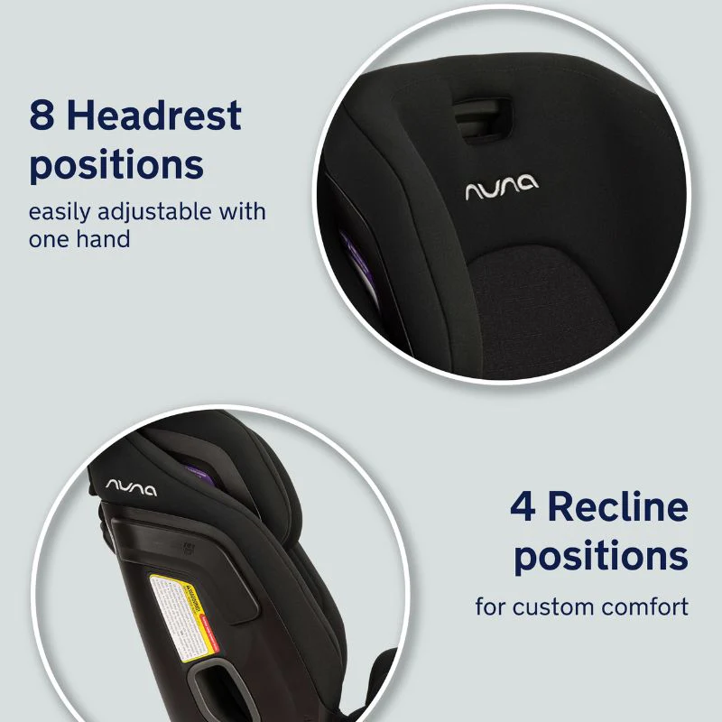 ROYL Harnessed Booster Car Seat - Caviar - Image 15