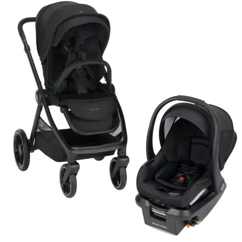 Oxford Stroller + Mico Luxe+ Infant Car Seat Travel System - Image 2