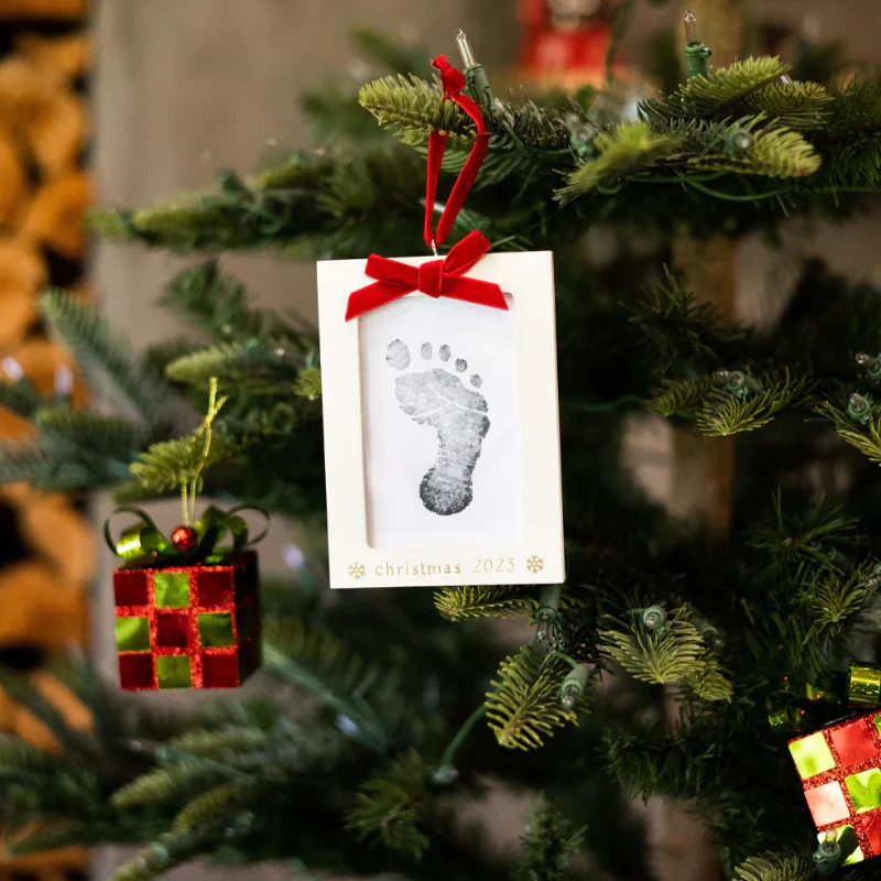 Baby's Prints 2023 Holiday Ornament - Image 5