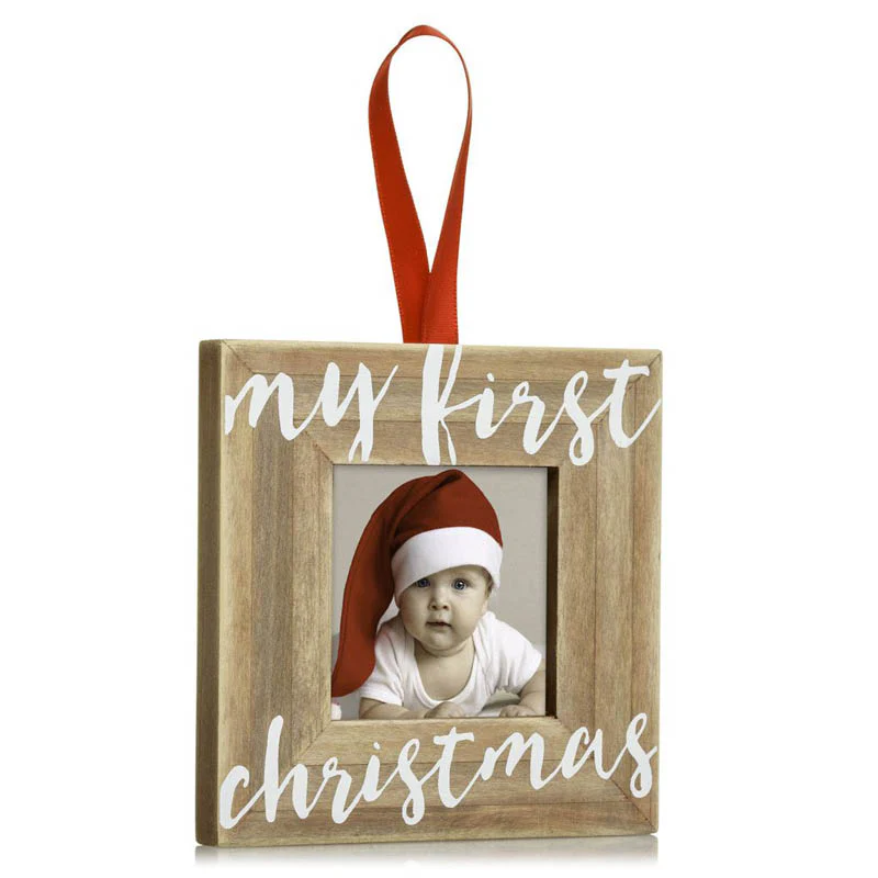My First Christmas Wooden Ornament - Image 2