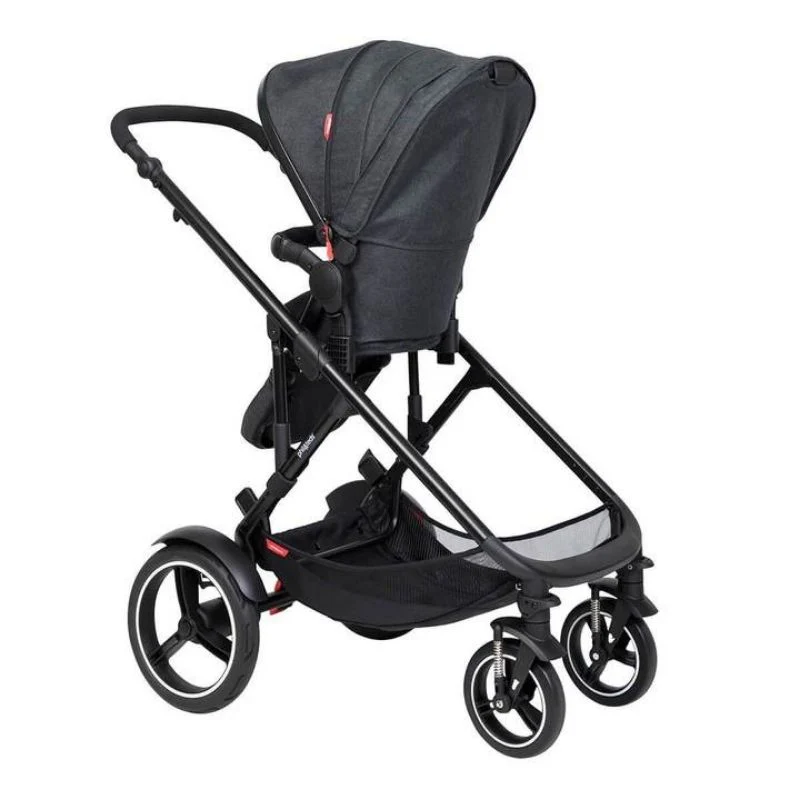 VOYAGER Inline Buggy Stroller - Black - Image 4
