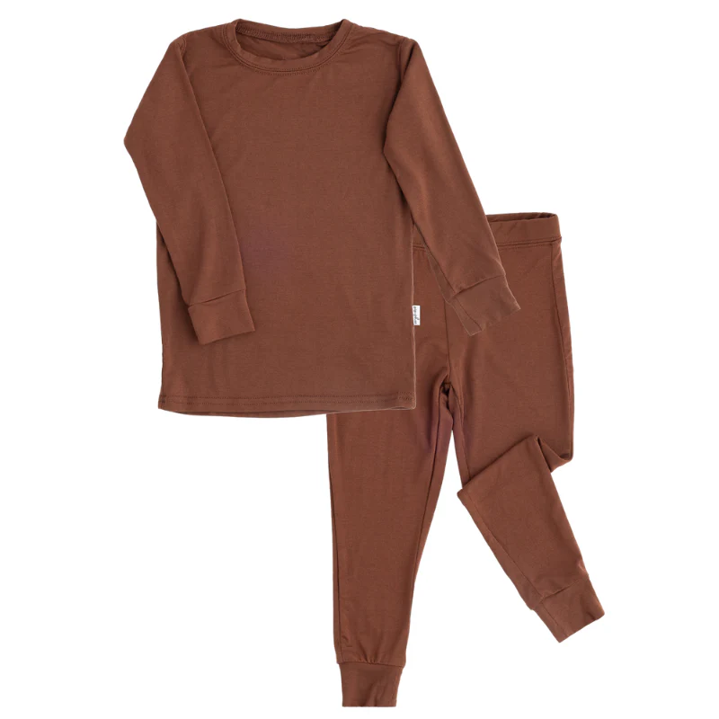 2 Piece Long Sleeve Bamboo Set - Solids - Image 6