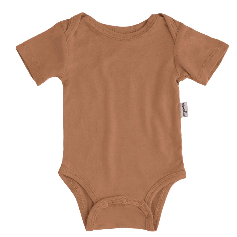 Bamboo Short Sleeve Bodysuits - Solids - Image 11