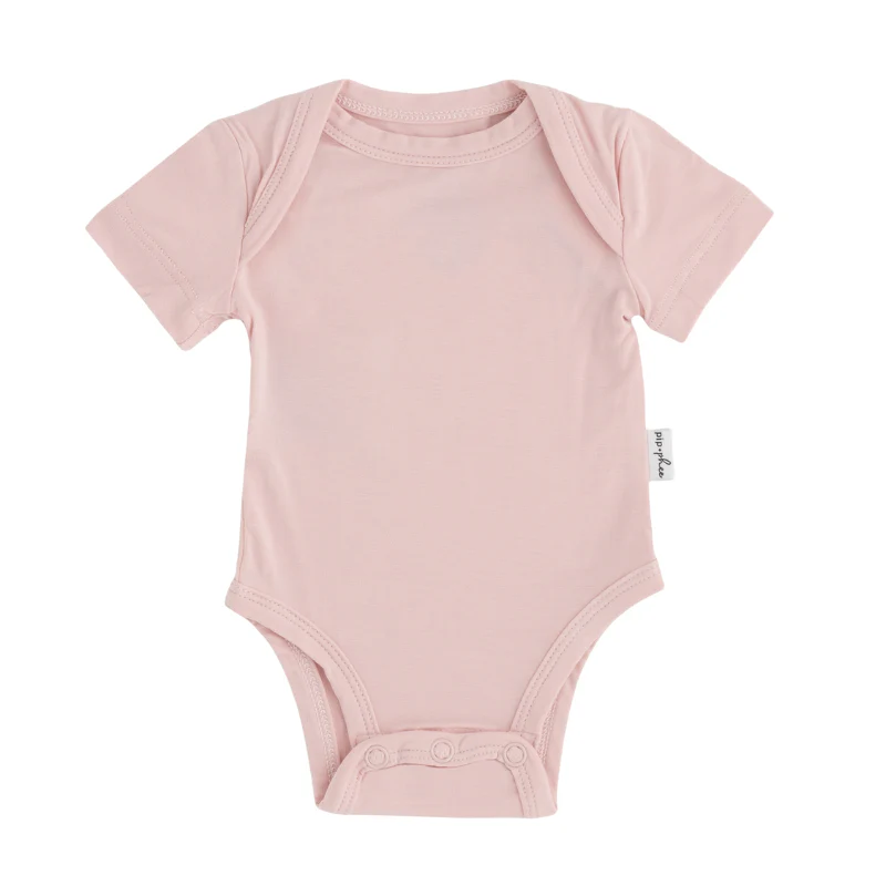 Bamboo Short Sleeve Bodysuits - Solids - Image 20