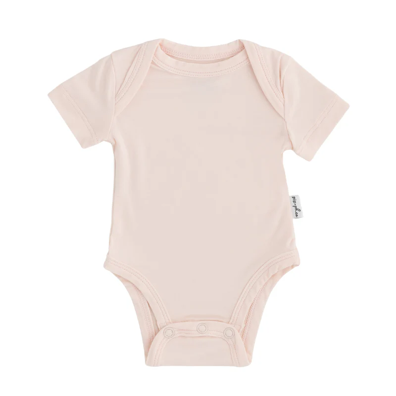 Bamboo Short Sleeve Bodysuits - Solids - Image 21