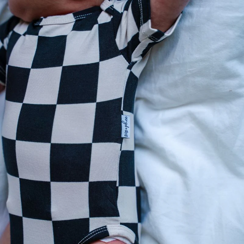 Bamboo Short Sleeve Bodysuits - Prints - Image 24