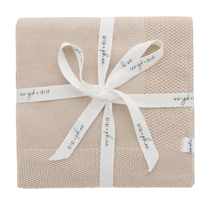 Cotton Knit Baby Blanket - Image 3