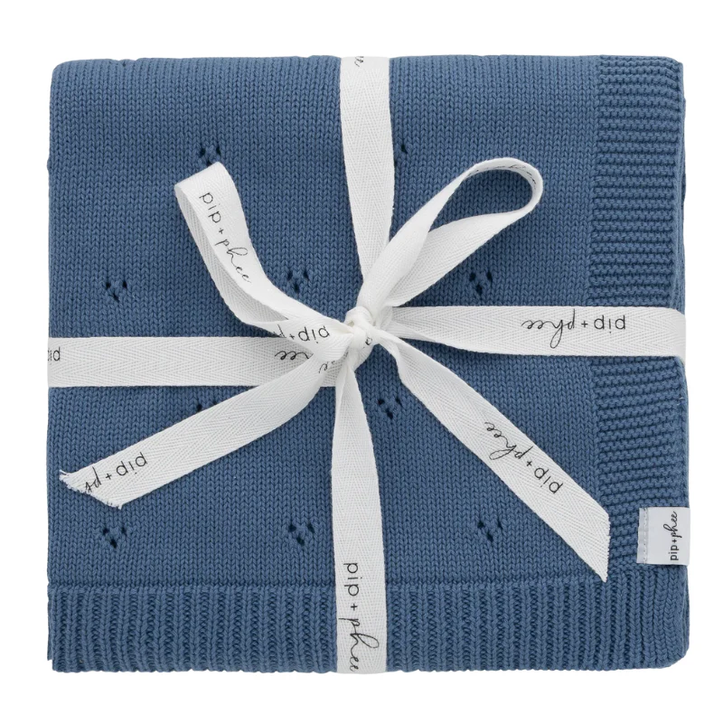 Cotton Knit Baby Blanket - Image 5