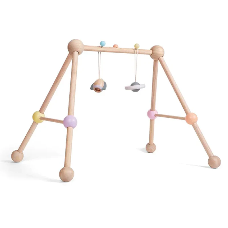 Wooden Play Gym - Pastel
