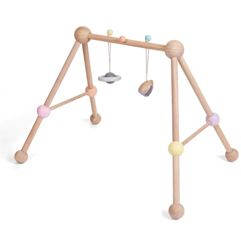 Wooden Play Gym - Pastel - Image 2