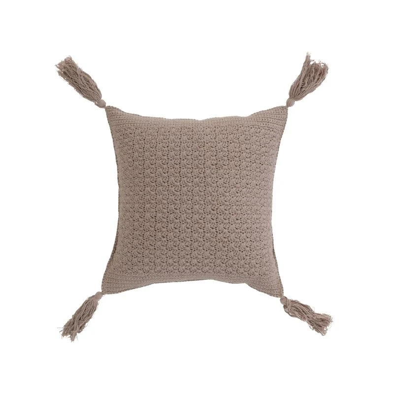 Crochet Pillow With Tassels - Image 3