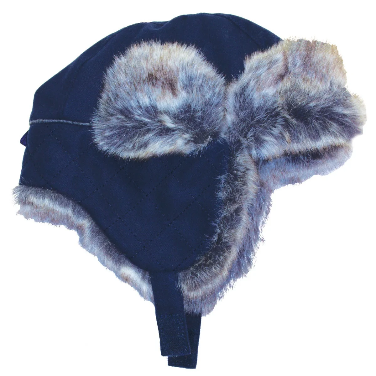 Pom Trapper Hat - Navy - Image 2