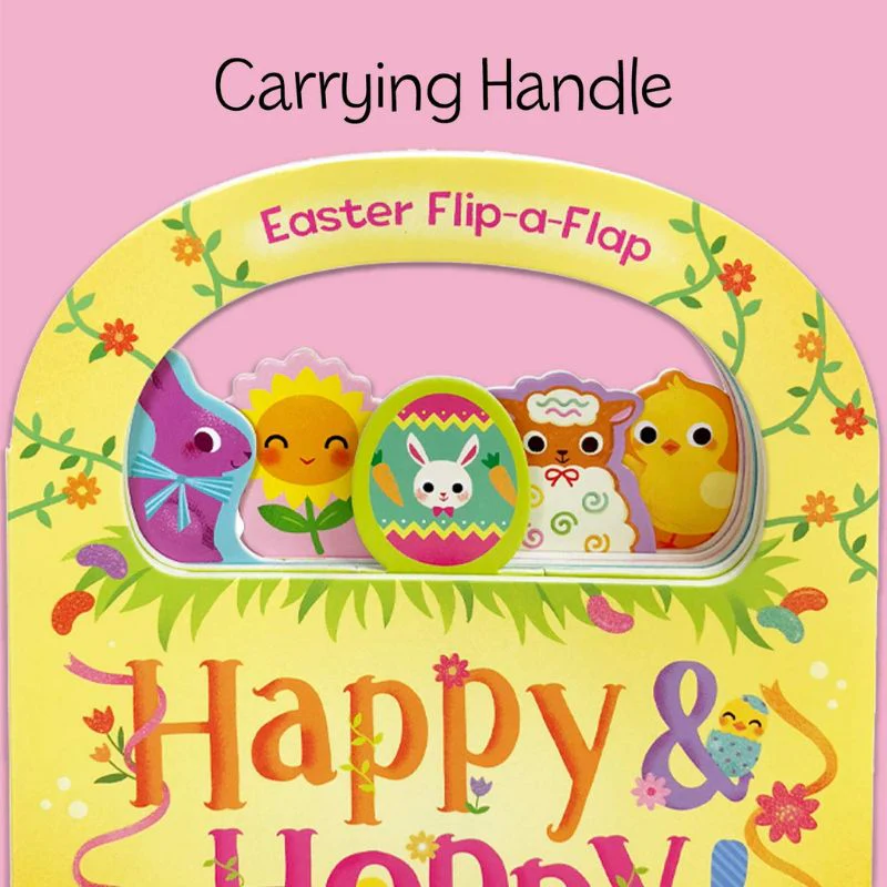 Happy & Hoppy - Children's Flip-a-Flap Activity Board Book - Image 6