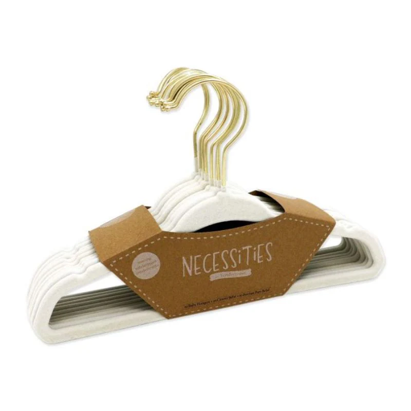 Hangers With Gold Hook - 10 Pack - Image 3