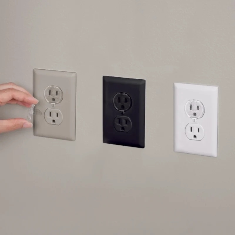 Crystal Clear Outlet Caps - 12 Pack - Image 3