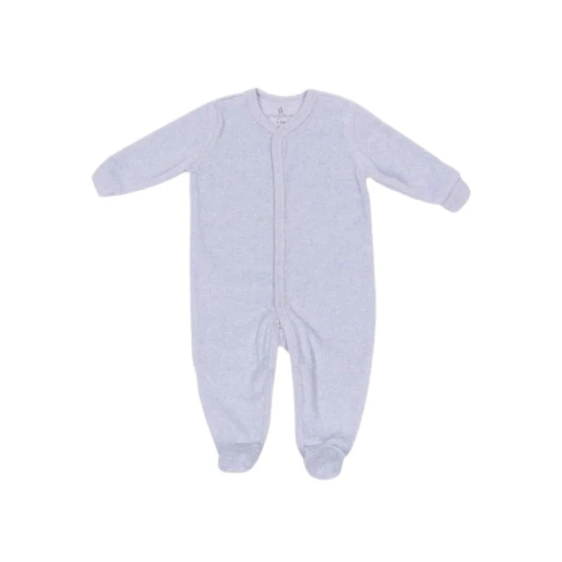 Velour Sleeper with Snaps - Image 2