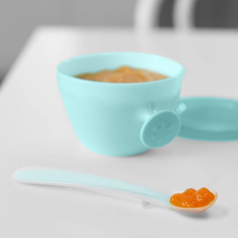 Easy-Feed Mealtime Set - Teal/Grey - Image 7