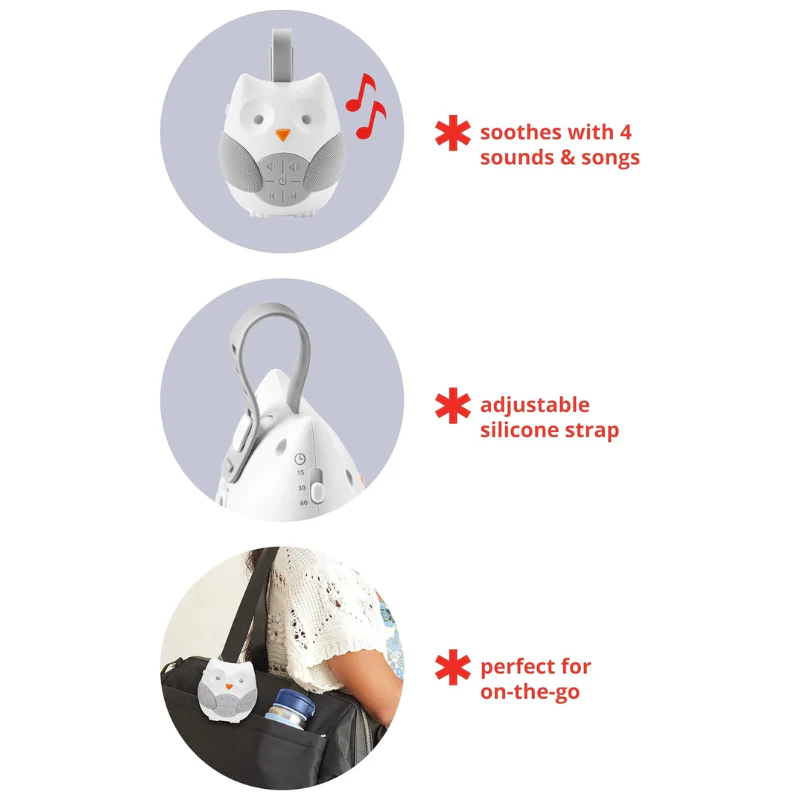 Portable Baby Soother - Owl - Image 4