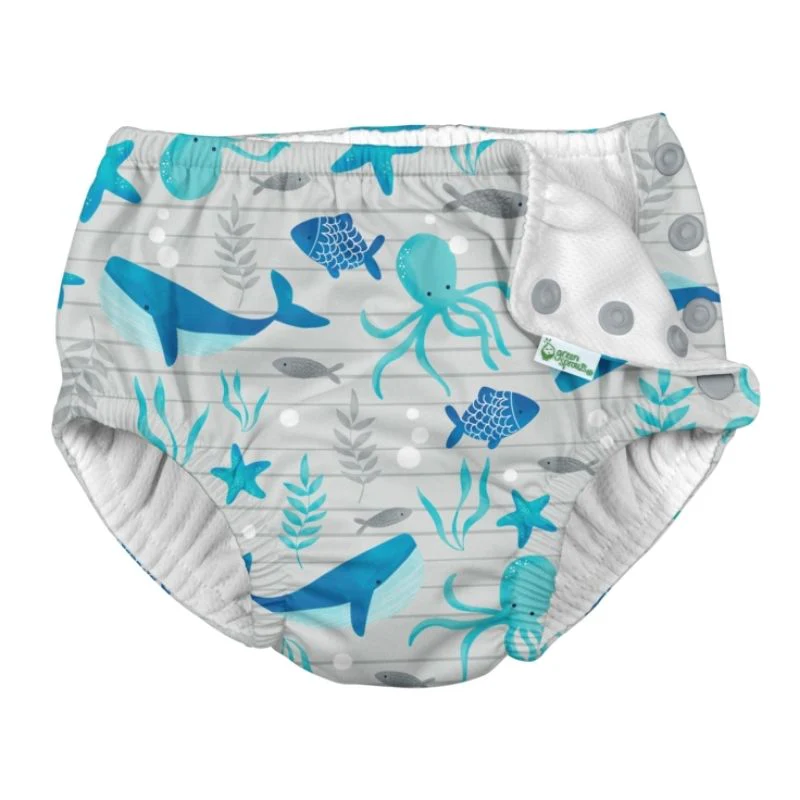 Snap Reusable Absorbent Swim Diaper - Image 4