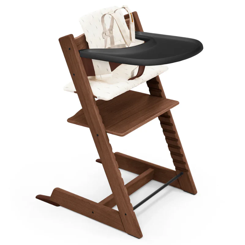 Tripp Trapp High Chair2 with Cushion, Newborn Set and Tray - Image 5