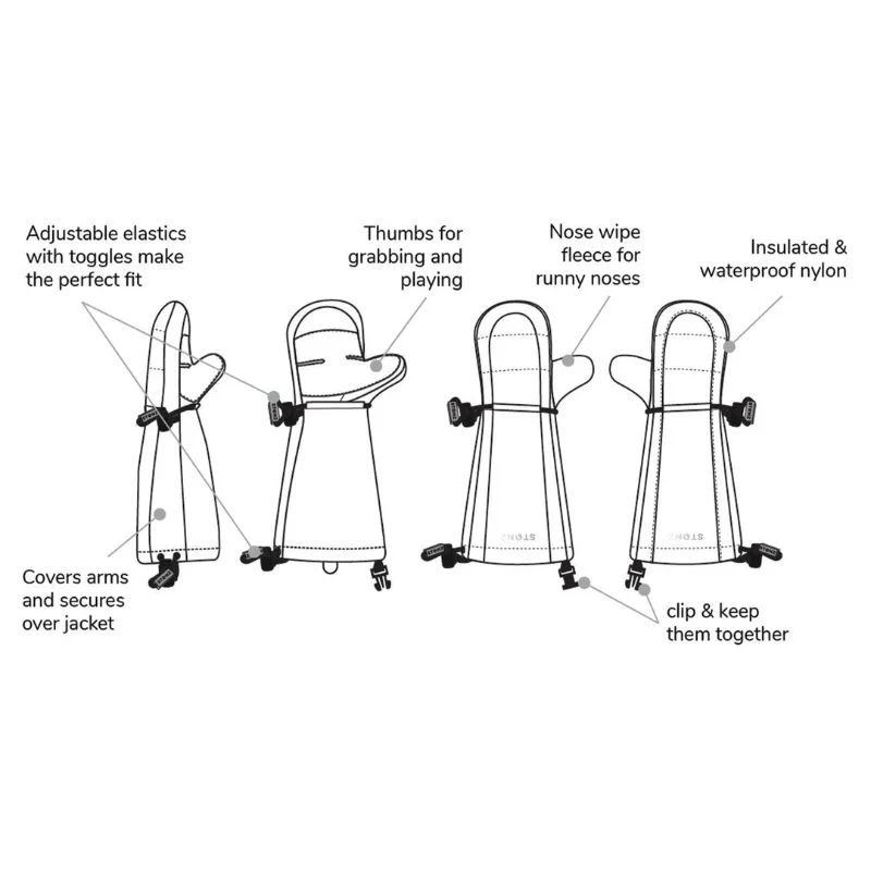 Kid Insulated Snow Mitts - Image 7