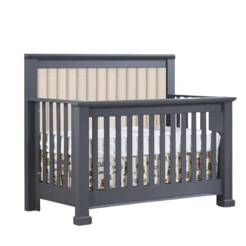 Taylor 5-in-1 Convertible Crib with Fabric Panel - Image 4