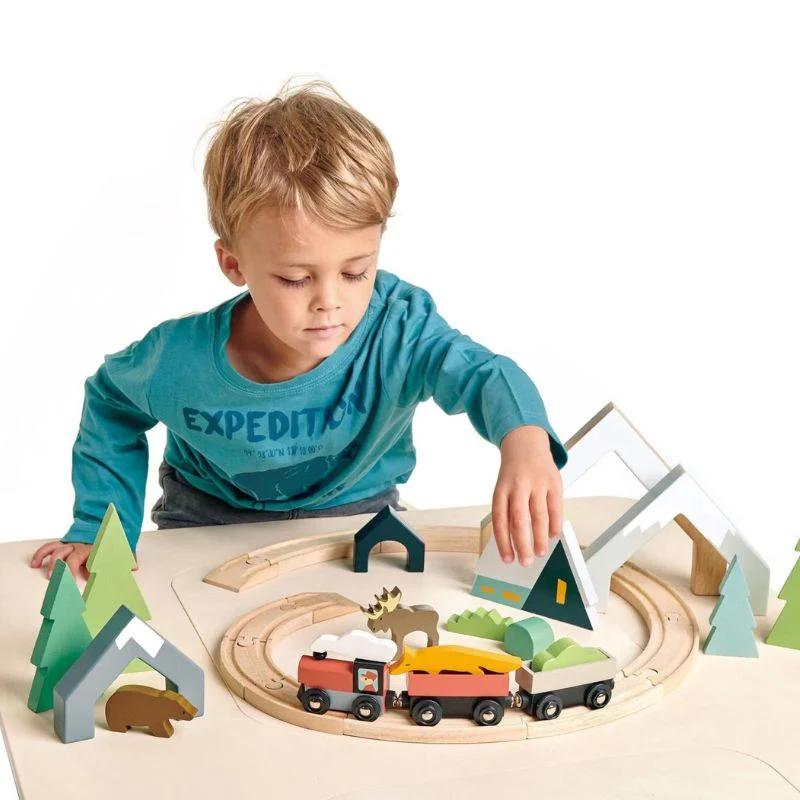 Wooden Treetops Train Set - Image 2